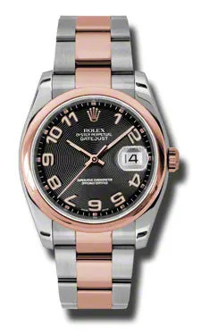 Rolex - Datejust 36mm - Steel and Pink Gold - Domed Bezel