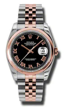 Rolex - Datejust 36mm - Steel and Pink Gold - Domed Bezel