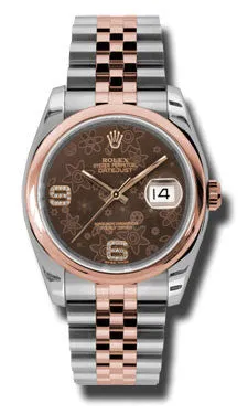 Rolex - Datejust 36mm - Steel and Pink Gold - Domed Bezel