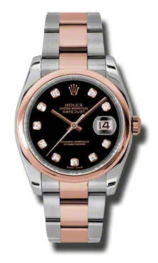 Rolex - Datejust 36mm - Steel and Pink Gold - Domed Bezel