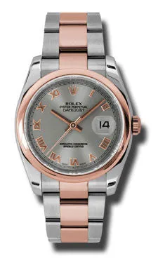 Rolex - Datejust 36mm - Steel and Pink Gold - Domed Bezel