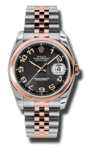 Rolex - Datejust 36mm - Steel and Pink Gold - Domed Bezel