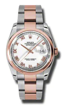 Rolex - Datejust 36mm - Steel and Pink Gold - Domed Bezel