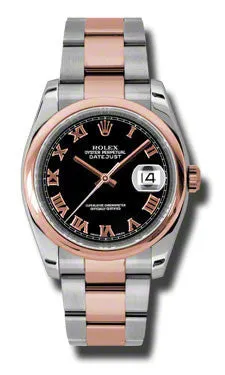 Rolex - Datejust 36mm - Steel and Pink Gold - Domed Bezel