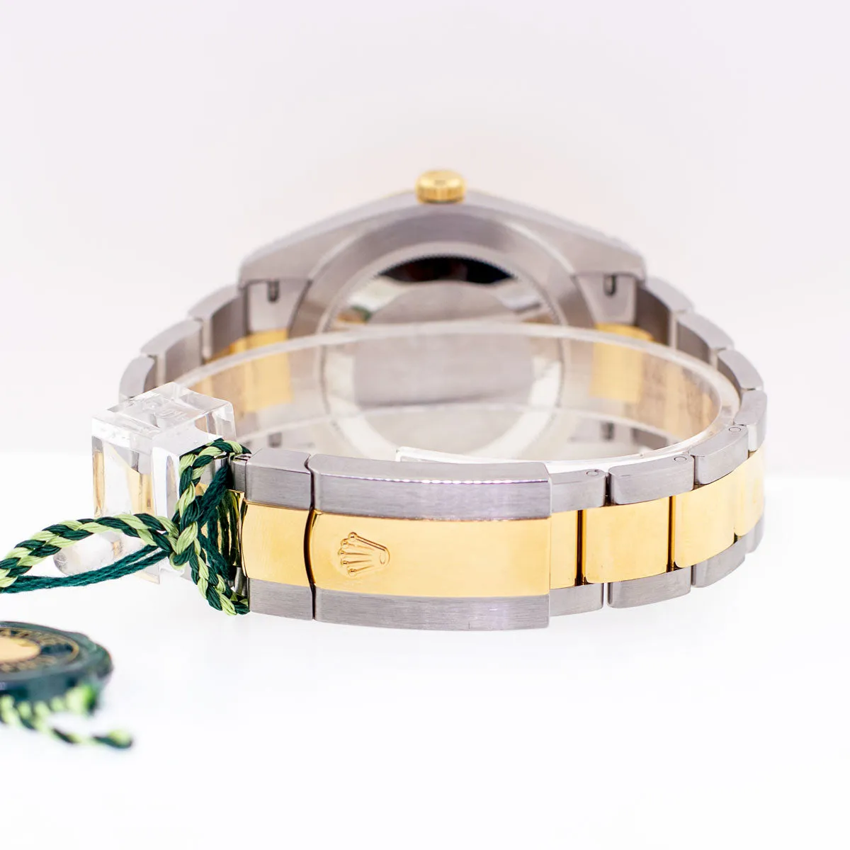 Rolex Datejust 41mm 18K Yellow Gold & Steel Champagne Diamond Dial & Fluted Bezel 126333