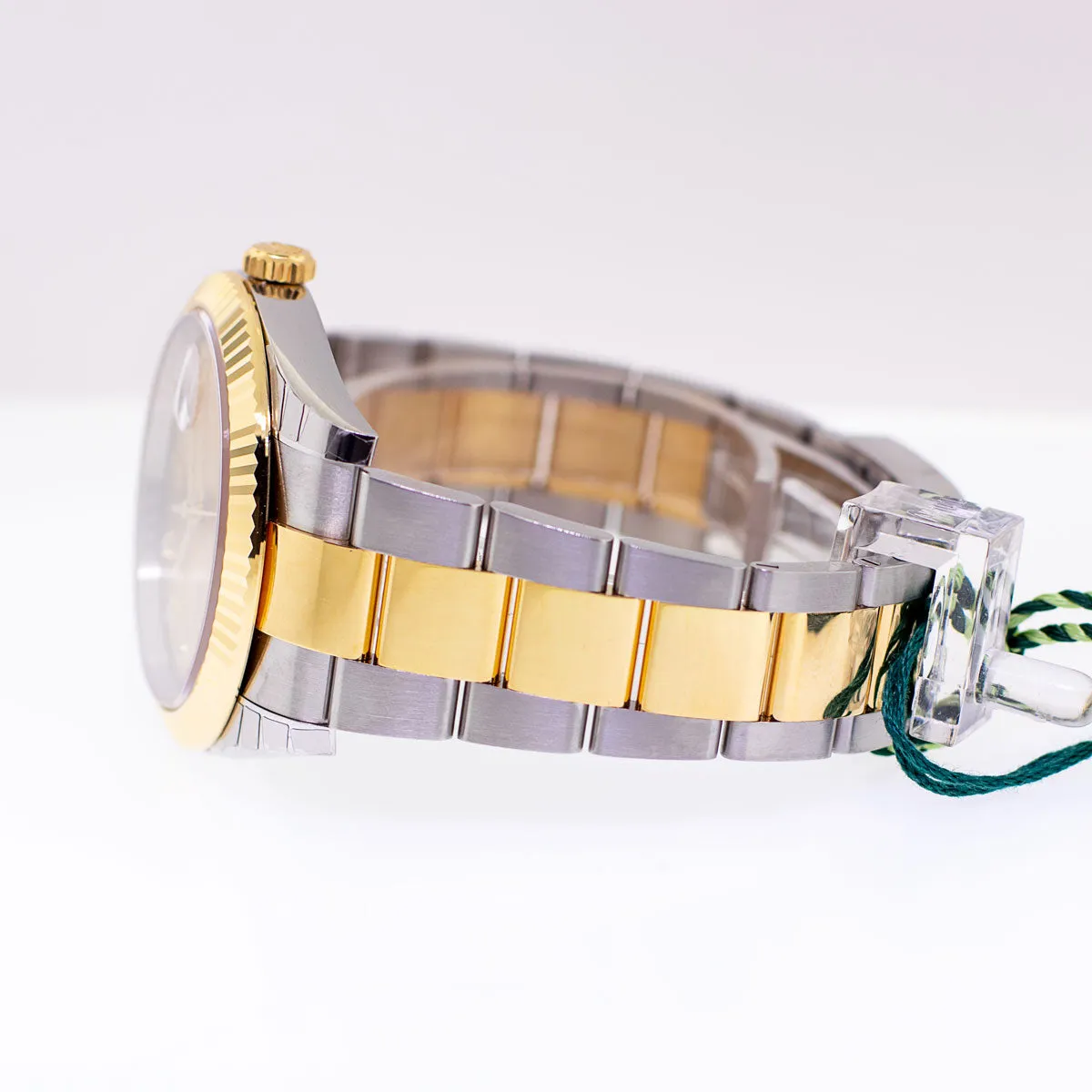 Rolex Datejust 41mm 18K Yellow Gold & Steel Champagne Diamond Dial & Fluted Bezel 126333