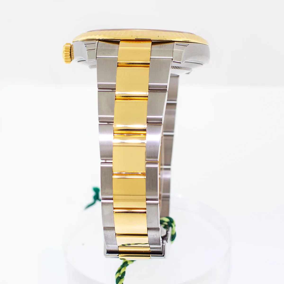 Rolex Datejust 41mm 18K Yellow Gold & Steel Champagne Diamond Dial & Fluted Bezel 126333