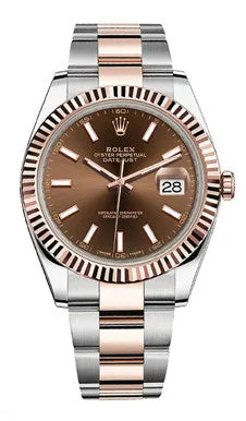 Rolex - Datejust 41mm - Stainless Steel and Everose Gold - Fluted Bezel