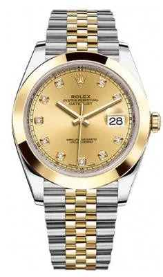 Rolex - Datejust 41mm - Stainless Steel and Yellow Gold - Domed Bezel