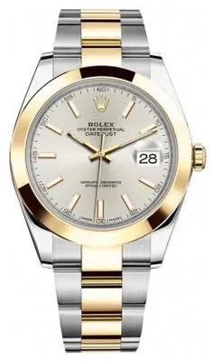Rolex - Datejust 41mm - Stainless Steel and Yellow Gold - Domed Bezel