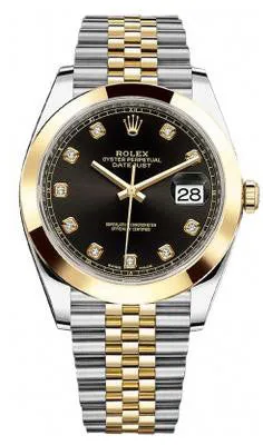 Rolex - Datejust 41mm - Stainless Steel and Yellow Gold - Domed Bezel