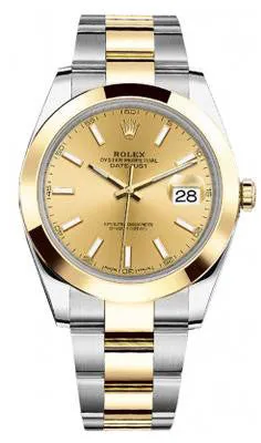 Rolex - Datejust 41mm - Stainless Steel and Yellow Gold - Domed Bezel