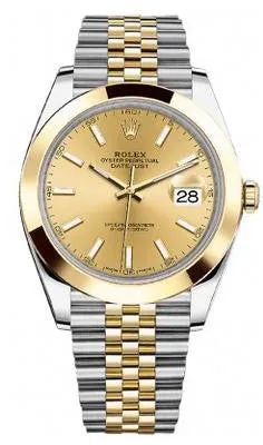 Rolex - Datejust 41mm - Stainless Steel and Yellow Gold - Domed Bezel
