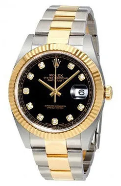 Rolex - Datejust 41mm - Stainless Steel and Yellow Gold - Fluted Bezel