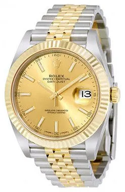 Rolex - Datejust 41mm - Stainless Steel and Yellow Gold - Fluted Bezel