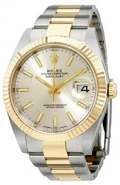 Rolex - Datejust 41mm - Stainless Steel and Yellow Gold - Fluted Bezel