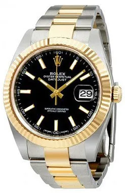 Rolex - Datejust 41mm - Stainless Steel and Yellow Gold - Fluted Bezel