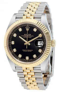 Rolex - Datejust 41mm - Stainless Steel and Yellow Gold - Fluted Bezel