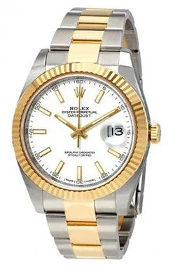Rolex - Datejust 41mm - Stainless Steel and Yellow Gold - Fluted Bezel