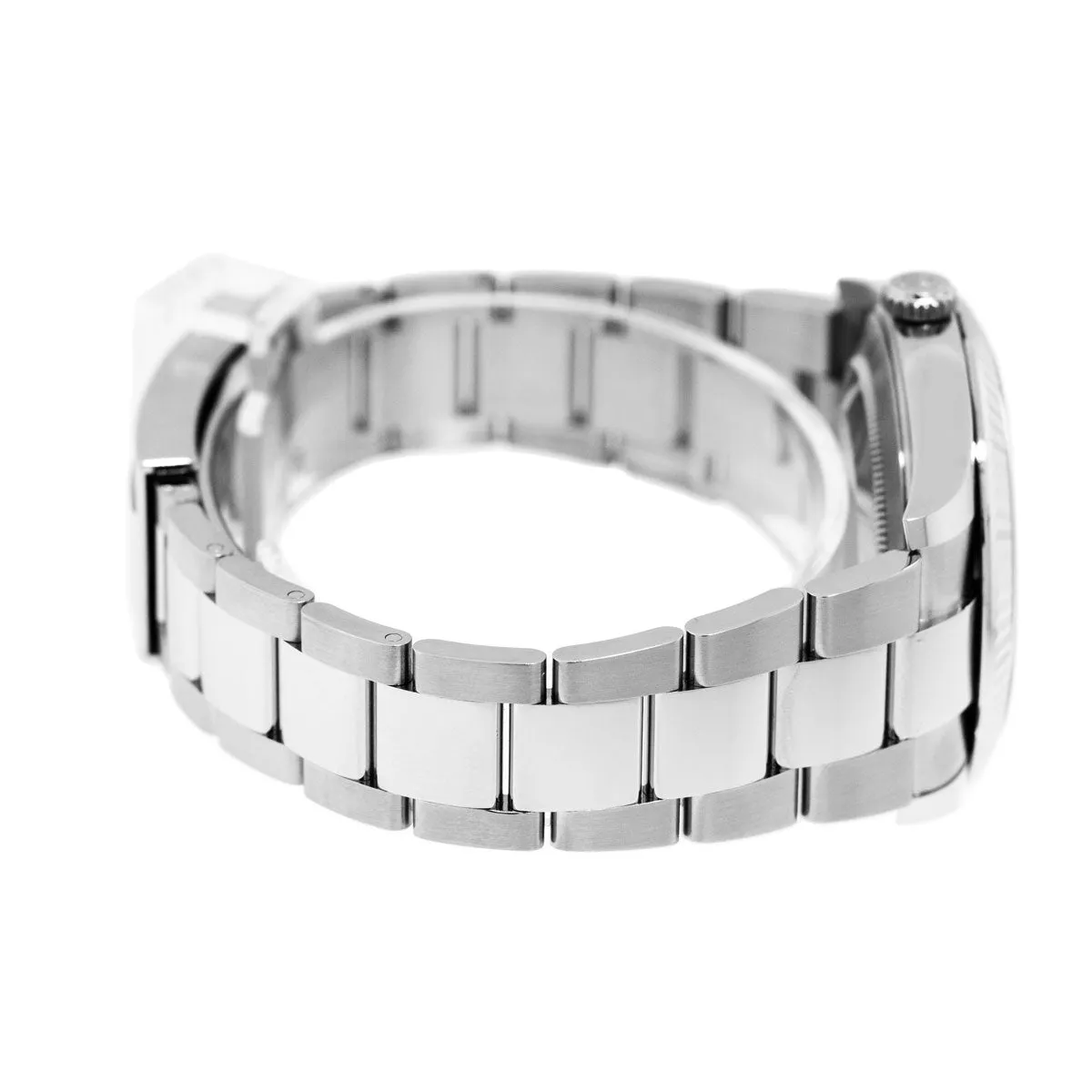 Rolex Datejust II 41mm Stainless Steel Black Index Dial 18K White Gold Fluted Bezel 126334