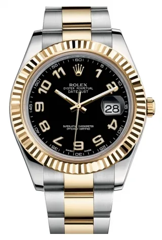 Rolex - Datejust II 41mm - Steel and Yellow Gold - Fluted Bezel (116333)