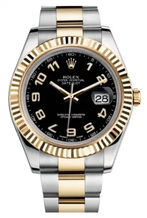 Rolex - Datejust II 41mm - Steel and Yellow Gold - Fluted Bezel (116333)