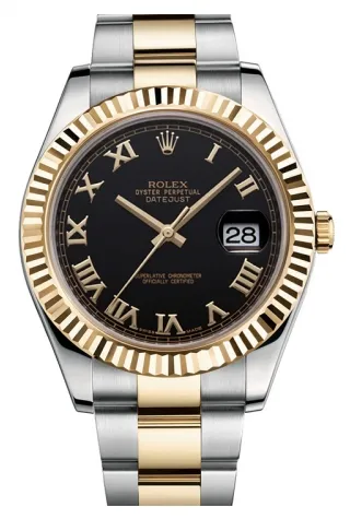 Rolex - Datejust II 41mm - Steel and Yellow Gold - Fluted Bezel (116333)