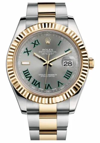 Rolex - Datejust II 41mm - Steel and Yellow Gold - Fluted Bezel (116333)