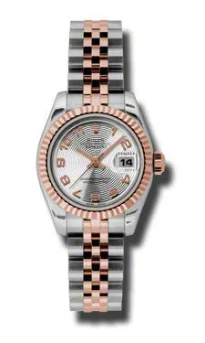 Rolex - Datejust Lady 26 - Steel and Pink Gold - Fluted Bezel