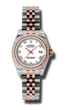 Rolex - Datejust Lady 26 - Steel and Pink Gold - Fluted Bezel