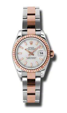 Rolex - Datejust Lady 26 - Steel and Pink Gold - Fluted Bezel