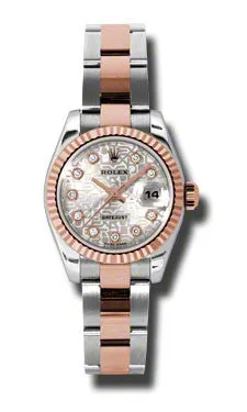 Rolex - Datejust Lady 26 - Steel and Pink Gold - Fluted Bezel