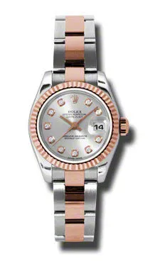 Rolex - Datejust Lady 26 - Steel and Pink Gold - Fluted Bezel