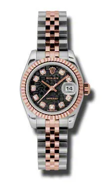 Rolex - Datejust Lady 26 - Steel and Pink Gold - Fluted Bezel