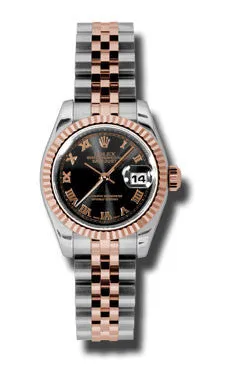 Rolex - Datejust Lady 26 - Steel and Pink Gold - Fluted Bezel