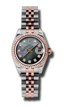 Rolex - Datejust Lady 26 - Steel and Pink Gold - Fluted Bezel