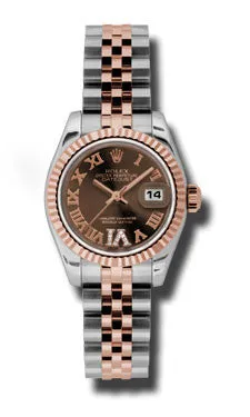 Rolex - Datejust Lady 26 - Steel and Pink Gold - Fluted Bezel