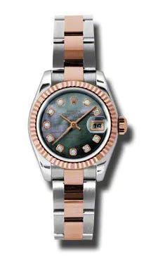 Rolex - Datejust Lady 26 - Steel and Pink Gold - Fluted Bezel