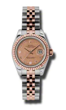 Rolex - Datejust Lady 26 - Steel and Pink Gold - Fluted Bezel