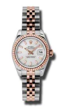 Rolex - Datejust Lady 26 - Steel and Pink Gold - Fluted Bezel