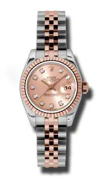 Rolex - Datejust Lady 26 - Steel and Pink Gold - Fluted Bezel