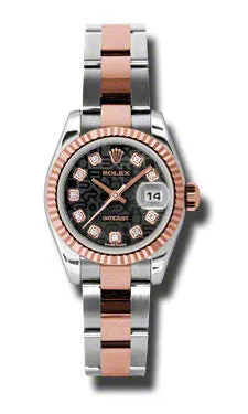 Rolex - Datejust Lady 26 - Steel and Pink Gold - Fluted Bezel