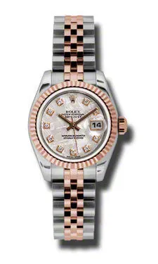 Rolex - Datejust Lady 26 - Steel and Pink Gold - Fluted Bezel