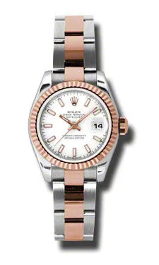 Rolex - Datejust Lady 26 - Steel and Pink Gold - Fluted Bezel