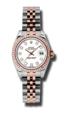 Rolex - Datejust Lady 26 - Steel and Pink Gold - Fluted Bezel