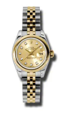 Rolex - Datejust Lady 26 - Steel and Yellow Gold - Domed Bezel