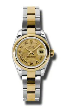 Rolex - Datejust Lady 26 - Steel and Yellow Gold - Domed Bezel