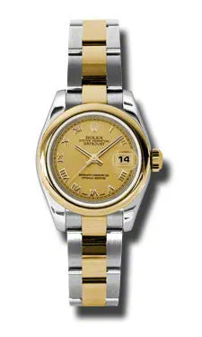 Rolex - Datejust Lady 26 - Steel and Yellow Gold - Domed Bezel