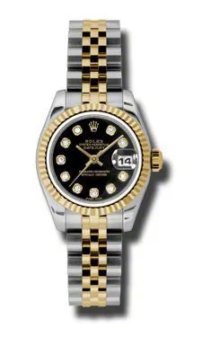 Rolex - Datejust Lady 26 - Steel and Yellow Gold - Fluted Bezel