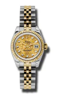 Rolex - Datejust Lady 26 - Steel and Yellow Gold - Fluted Bezel